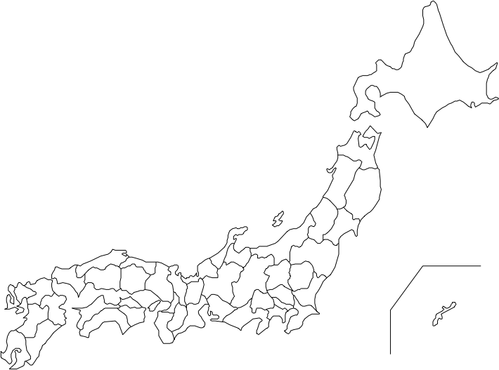 map of japan
